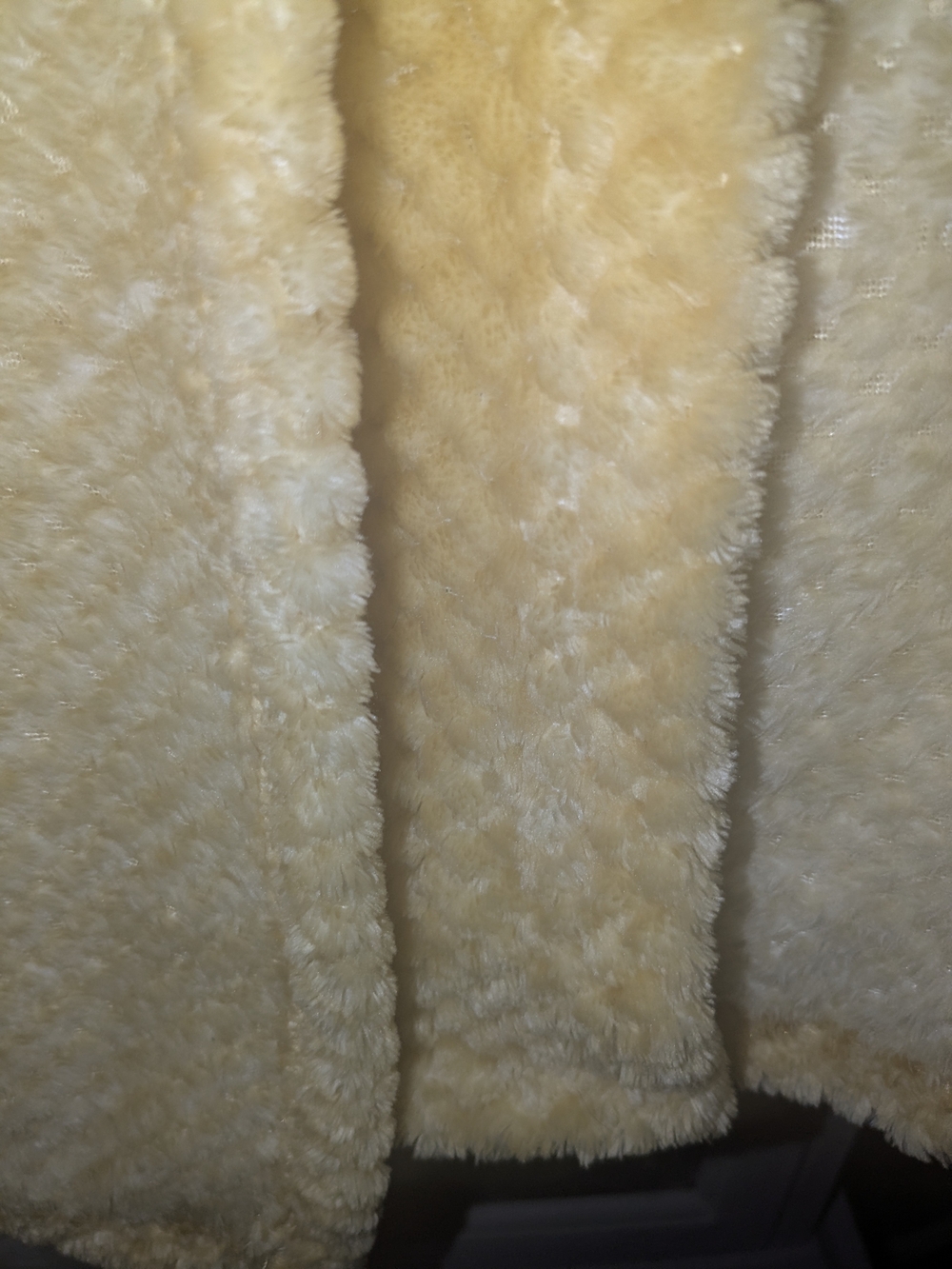 Kirklands Soft Plush Yellow Throw Blanket - Picture 4 of 6